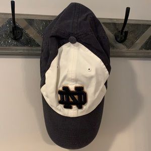 Notre Dame fitted hat, size large.